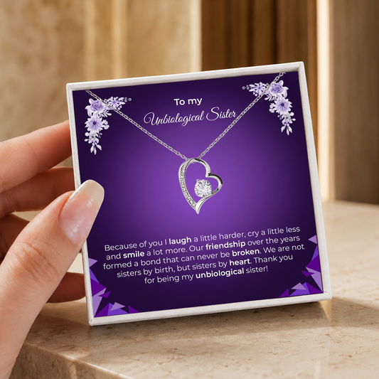 Unbiological Sister / Best Friend Soul Spark Necklace gift - additional supplier product photograph