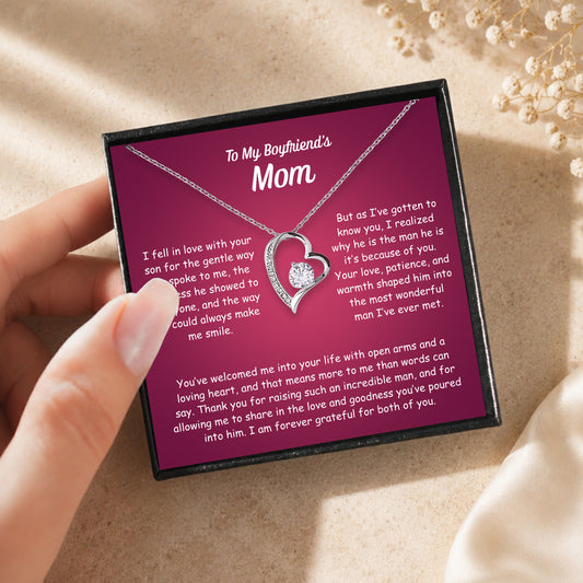 To My Boyfriend’s Mom Necklace | Future Mother-in-Law Gift