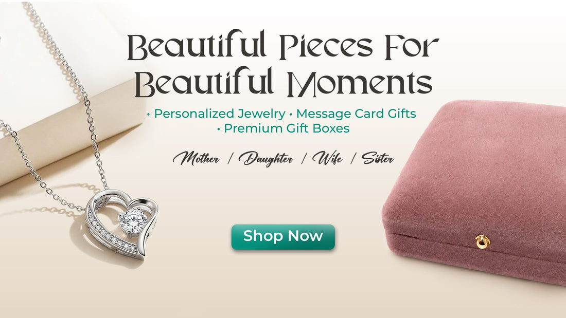 A grandmother and granddaughter opening a small gift box together