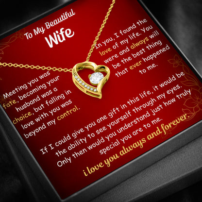 Love of My Life Necklace - Personalized Sign-Off