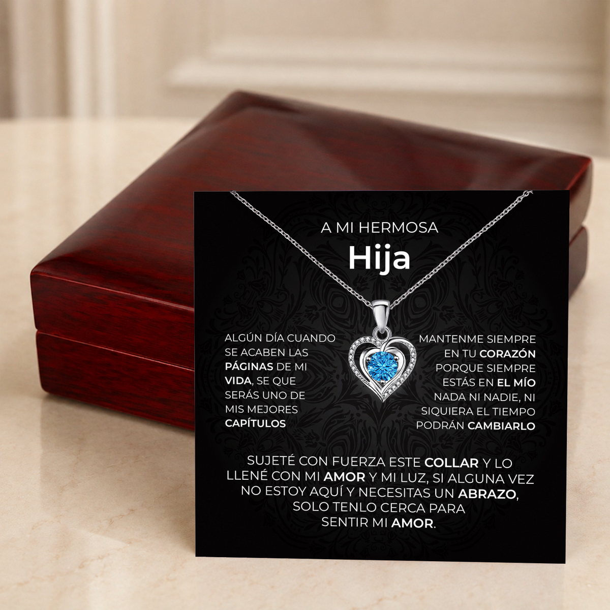 Hija Lumen Heart Necklace gift - additional supplier product photograph