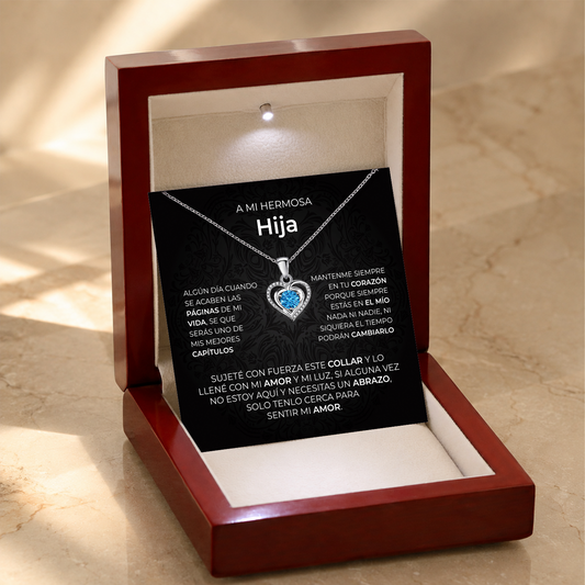 Hija Lumen Heart Necklace gift - additional supplier product photograph