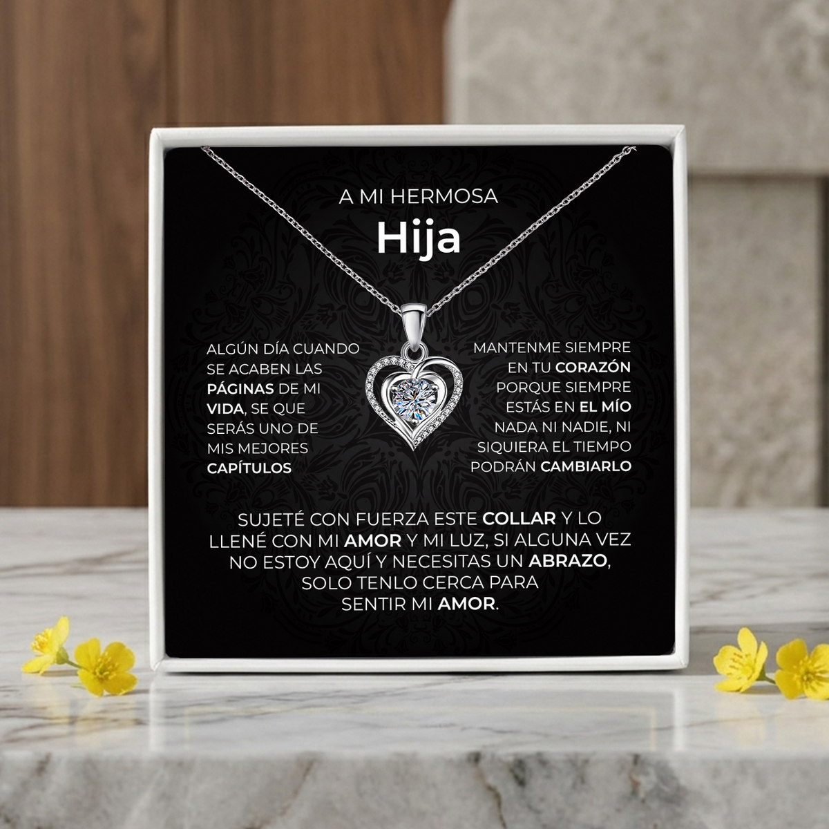Hija Lumen Heart Necklace gift - additional supplier product photograph