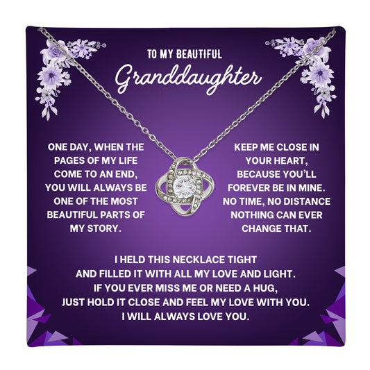 Message card: To My Beautiful Granddaughter, Every stone is rare and beautiful just like you are to me