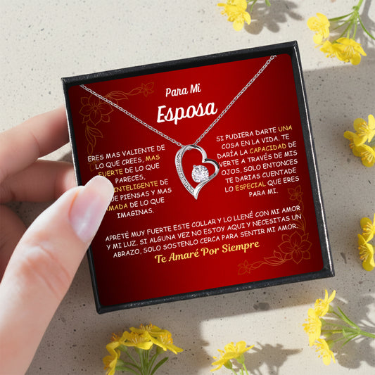 Collar para esposa: broche seguro, resistente al deslustre e hipoalergénico