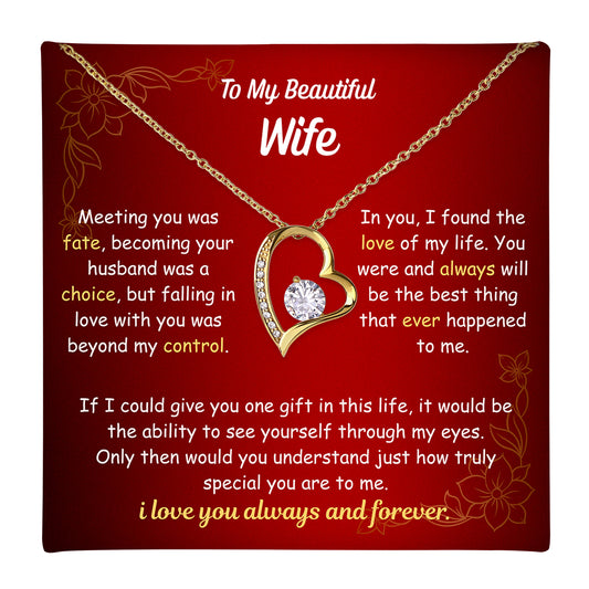 Love of My Life Necklace - Personalized Sign-Off