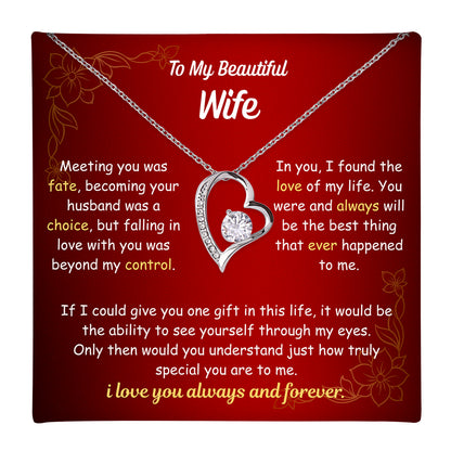 Love of My Life Necklace - Personalized Sign-Off