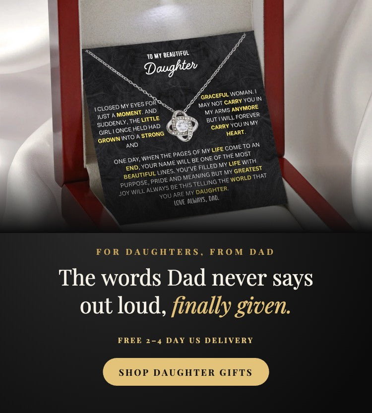 To my daughter message-card necklace