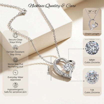 Necklace styled for birthday, graduation, and holiday giving